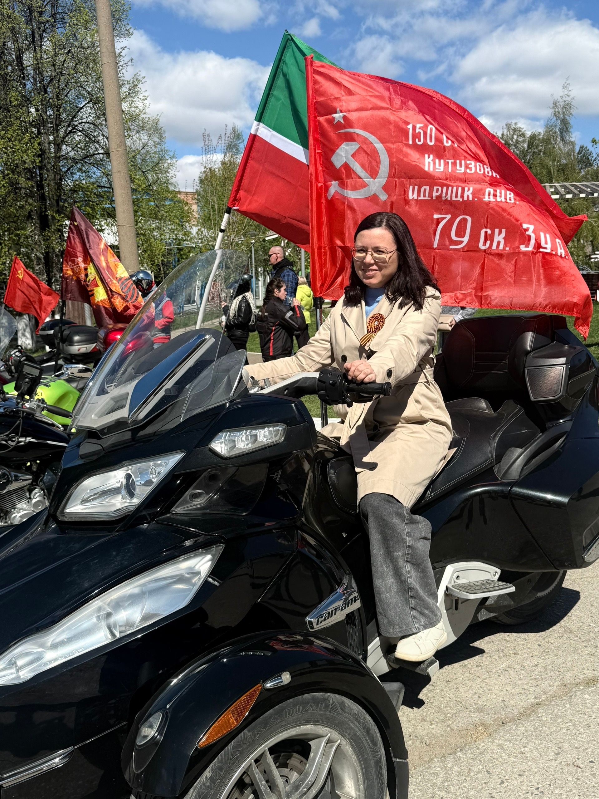 В Менделеевск на День Победы приехали «Ночные волки»
