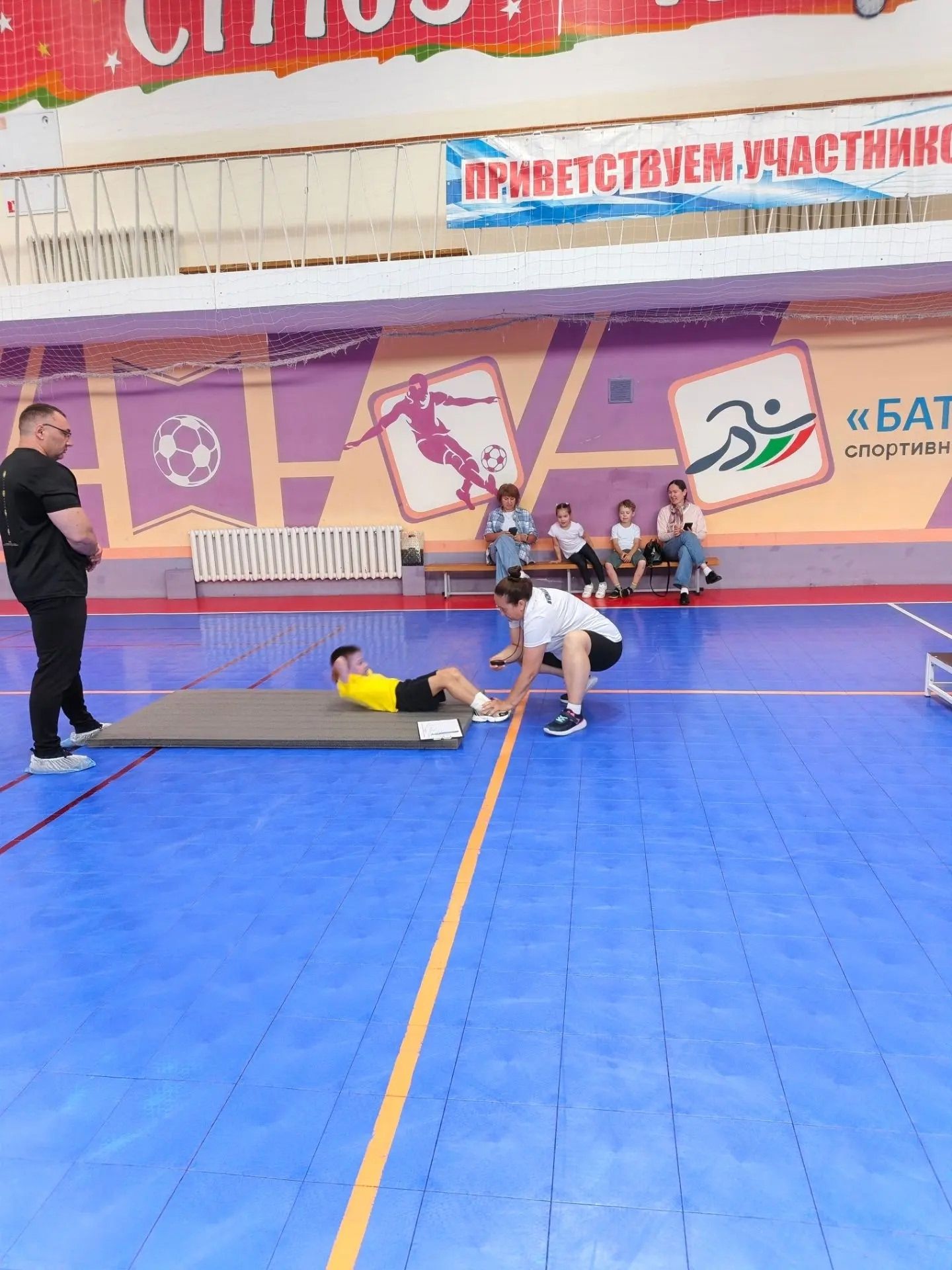 В СШ «Батыр» прошёл спортивный праздник «Юные ГТОшки» для детских садов Менделеевска