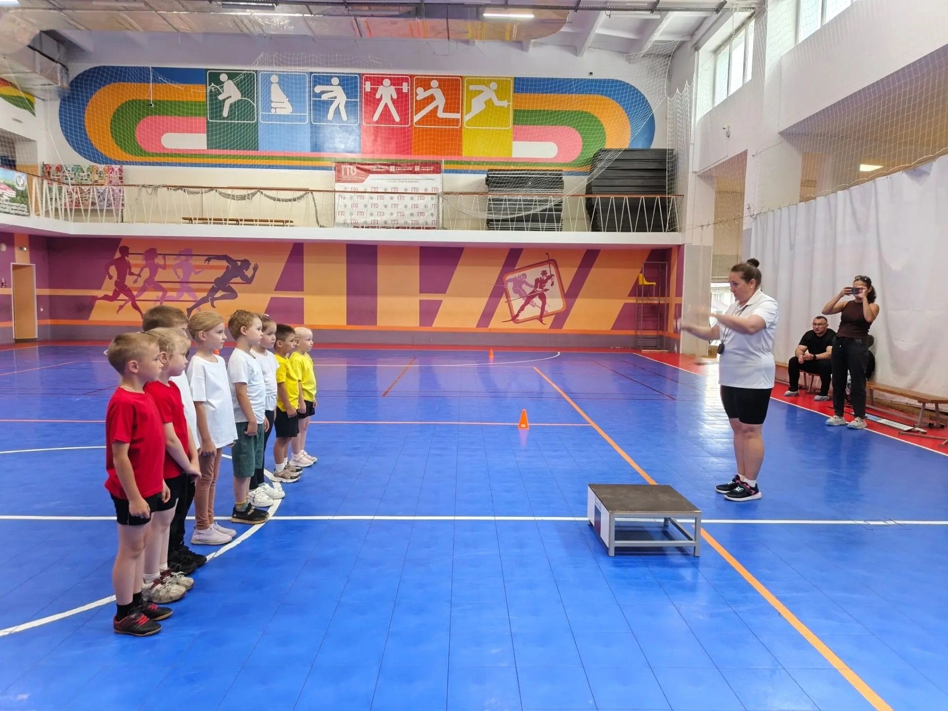 В СШ «Батыр» прошёл спортивный праздник «Юные ГТОшки» для детских садов Менделеевска
