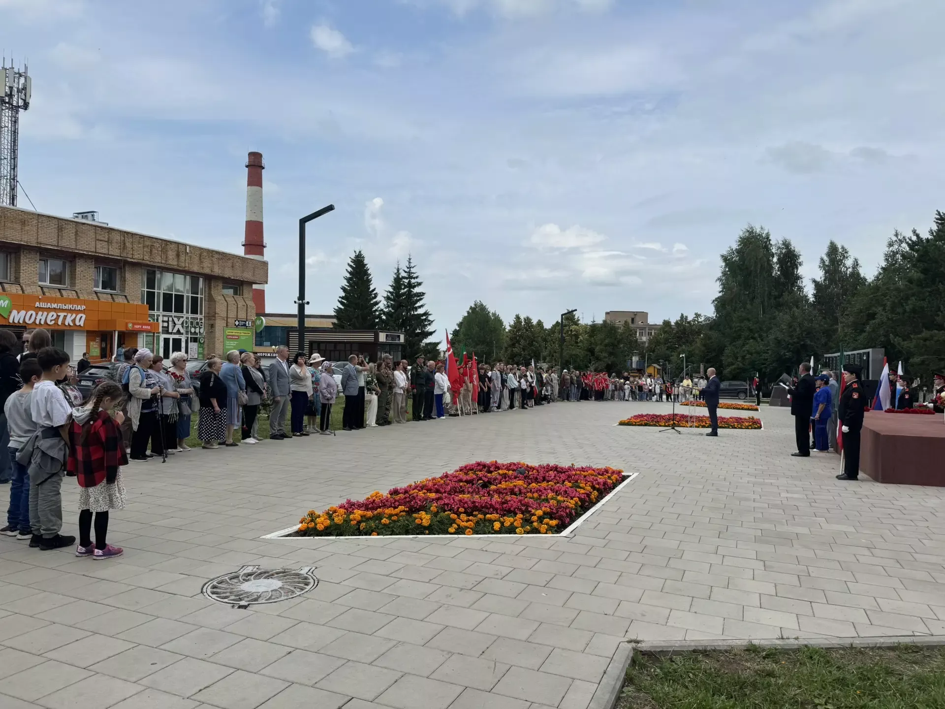 В Менделеевске прошёл митинг в День ветерана боевых действий