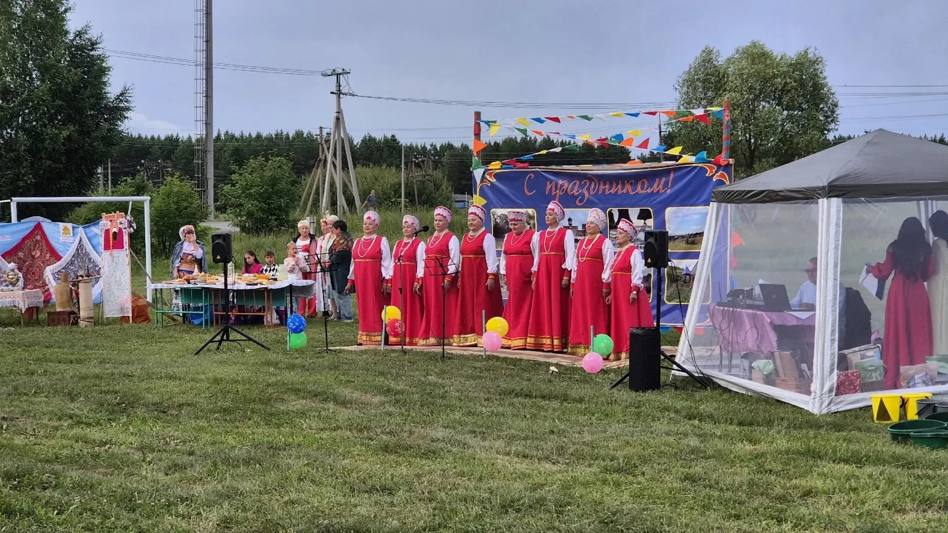 В селе Тихоново Менделеевского района отметили Тихонов день