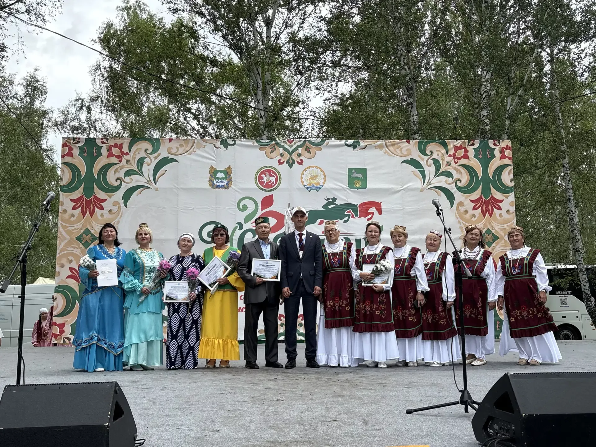 Команда Менделеевска организовала праздничную площадку на Сабантуе в Курганской области