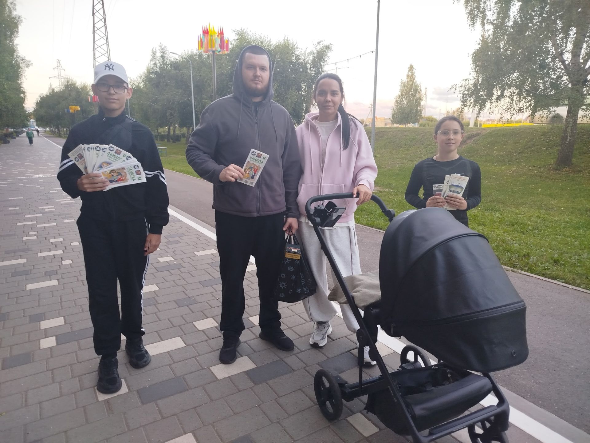 В Менделеевске прошла акция по безопасности дорожного движения
