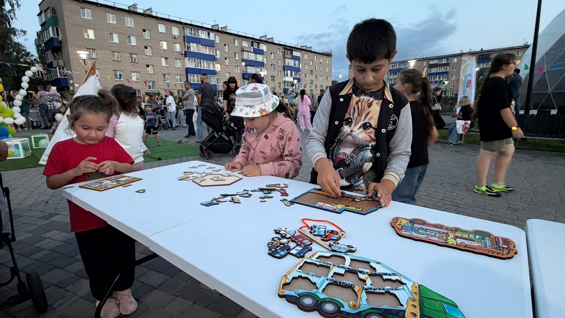 В Менделеевске на закрытии «Купол.Фит» провели акцию по безопасности на дорогах