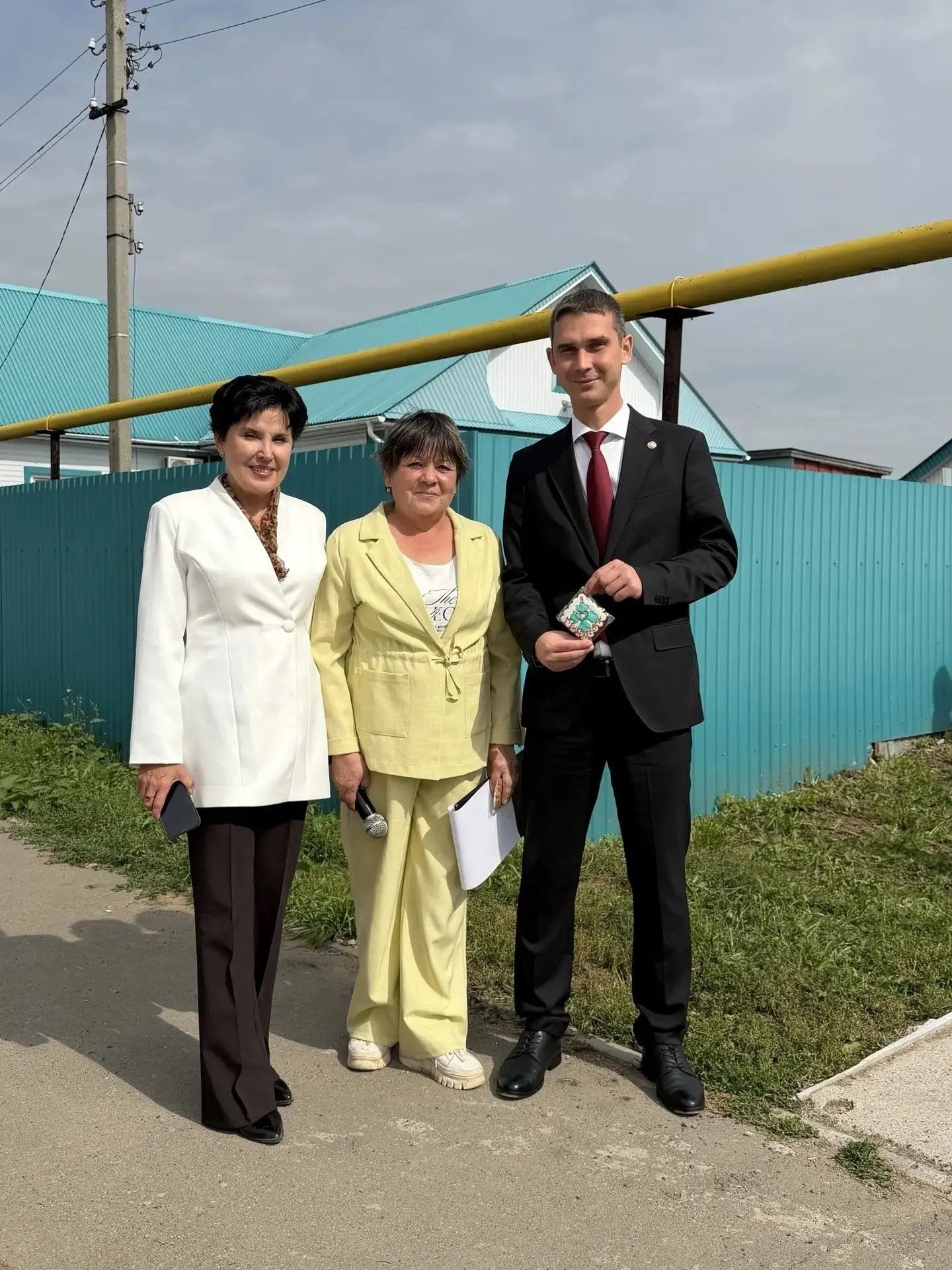 В селе Бизяки открыли новую спортивную площадку