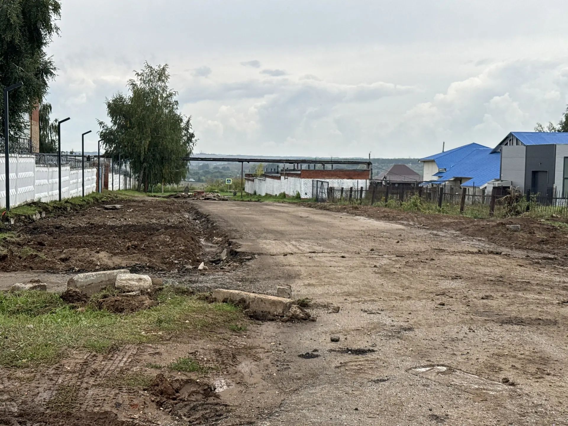 В Менделеевске началась реконструкция дорог по улицам Бурмистрова и Юбилейной