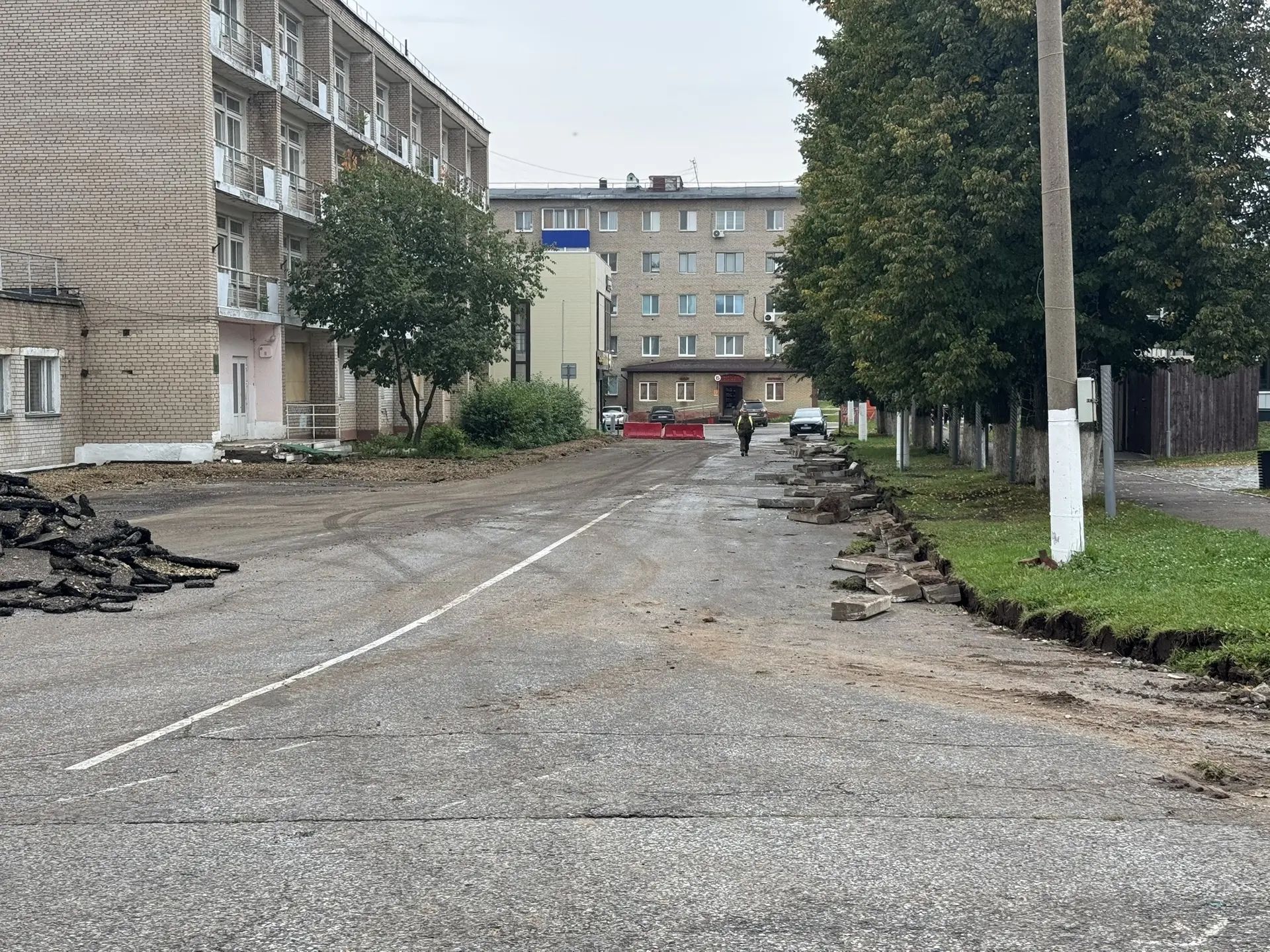 В Менделеевске началась реконструкция дорог по улицам Бурмистрова и Юбилейной