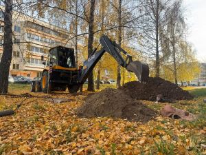 в Менделеевске заменили водоотводящую трубу