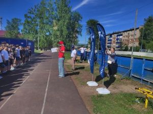 В школе №1 Менделеевска проведена спартакиада