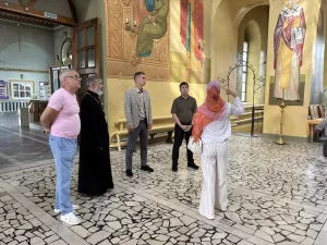 Глава Менделеевского района и руководители «Татмедиа» посетили храм в селе Тихие горы