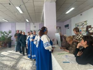 В Тихоновском поселении избиратели проявляют активность
