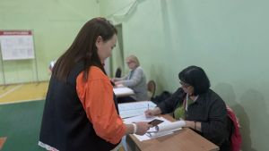 Менделеевцы в первый день выборов проявили высокую активность