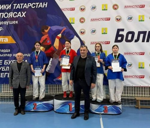 Спортсмены из Менделеевска завоевали три медали на первенстве Татарстана по борьбе на поясах