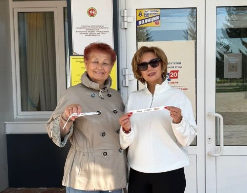 Жители Менделеевска активно голосуют на выборах в Госдуму РФ