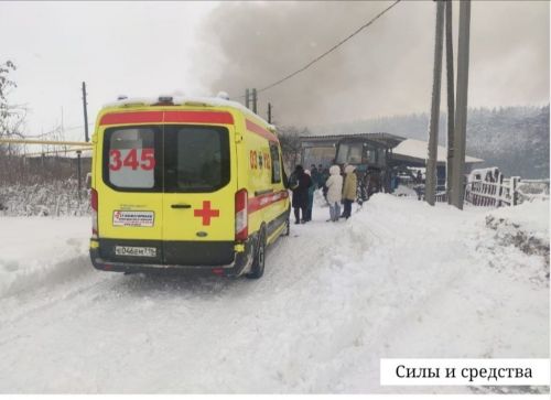 В Менделеевском районе сгорели дом, баня, гараж и сарай