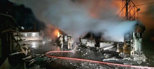 Пожар на рынке в Самарской области унёс жизнь человека