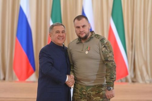 Менделеевлы «Татарстан республикасы алдындагы казанышлары өчен» орден медале белән бүләкләнде