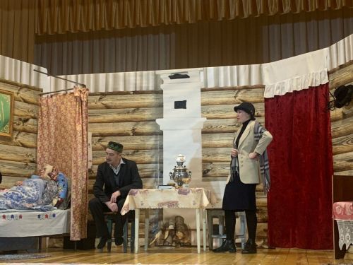 Артисты театра «Елмай» Бизякинского СДК представили новый спектакль