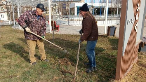Менделеевцы присоединились к весеннему субботнику