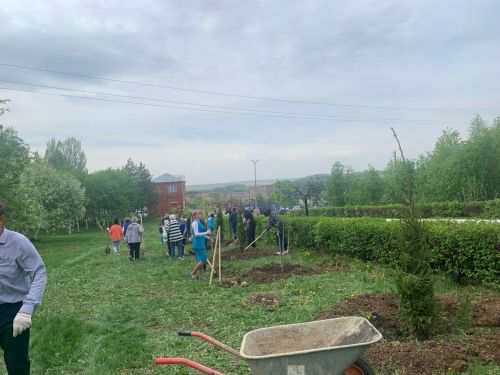 В Менделеевском районе появилась новая аллея