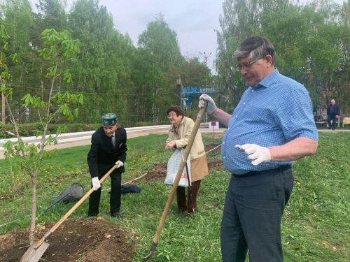 В Менделеевском районе появилась новая аллея