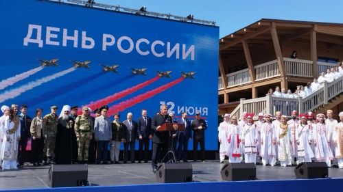 Менделеевчанка Анна Напольских приняла участие в масштабном мероприятии на праздновании Дня России в Казани