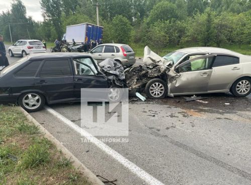 В Татарстане произошло массовое ДТП