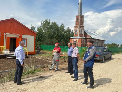 В Менделеевском районе завершается строительство ФАПа