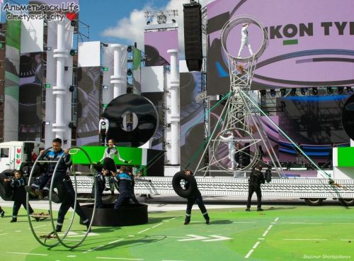 Хореографические коллективы Менделеевска выступили на дне Нефтяника