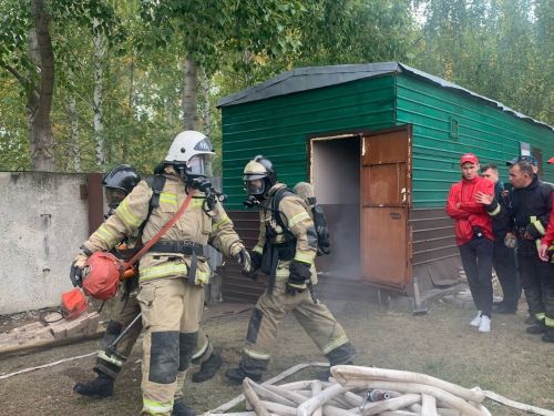 Менделеевскида республика янгын сүндерүчеләр ярышы узды