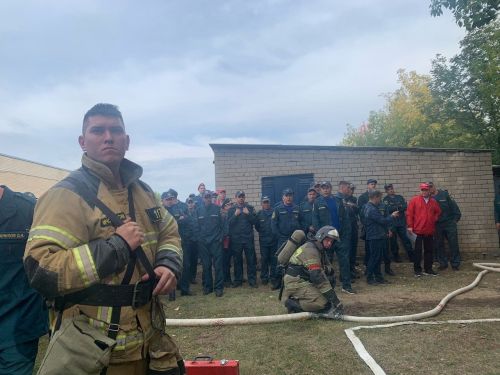 Менделеевскида республика янгын сүндерүчеләр ярышы узды