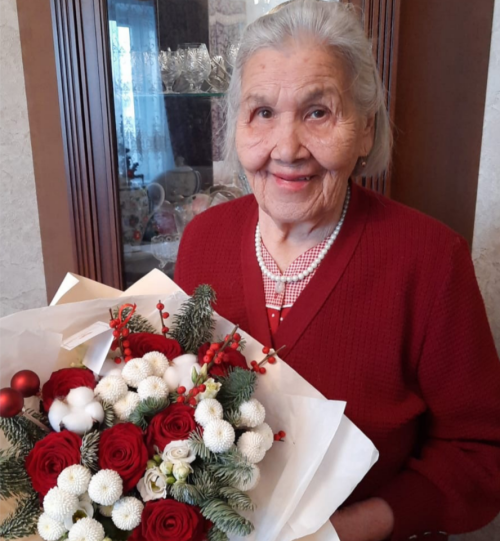 Жительница Мунайки Лидия Гришина отметила девяносто лет со дня рождения