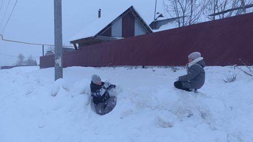 В селе Тихоново организовали «Зимние забавы»