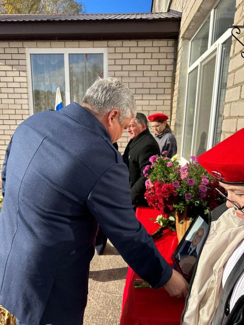 В селе Монашево открыли три мемориальные доски Героям СВО