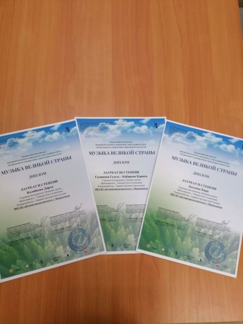 Юные музыканты ДШИ продолжают пополнять копилку творческих успехов