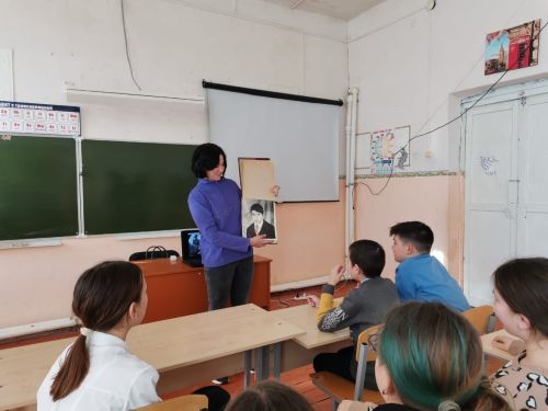 Учащимся Бизякинской школы рассказали об афганской войне