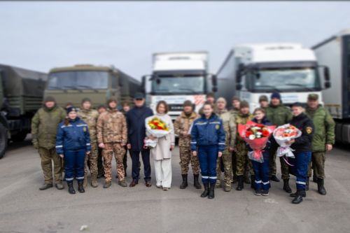 Когогина доставила очередную партию гуманитарного груза бойцам, находящимся в зоне СВО