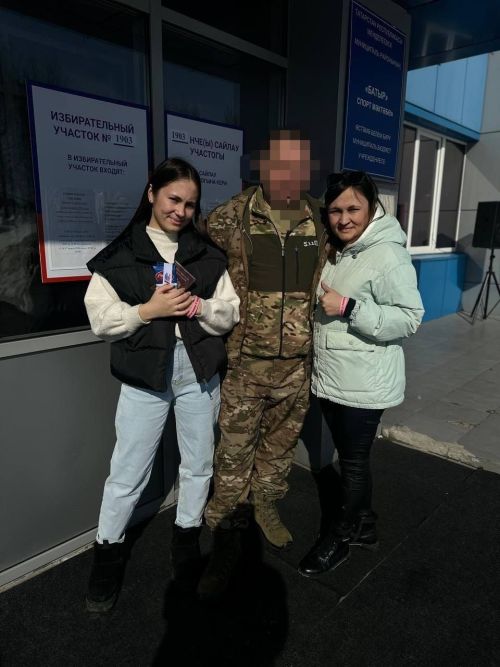Участник СВО из Менделеевска вместе с семьёй пришел на выборы
