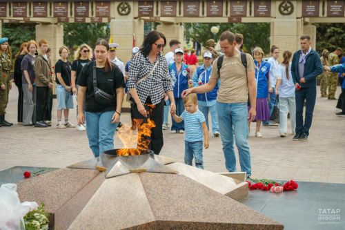 В Казани почтили память погибших детей Донбасса