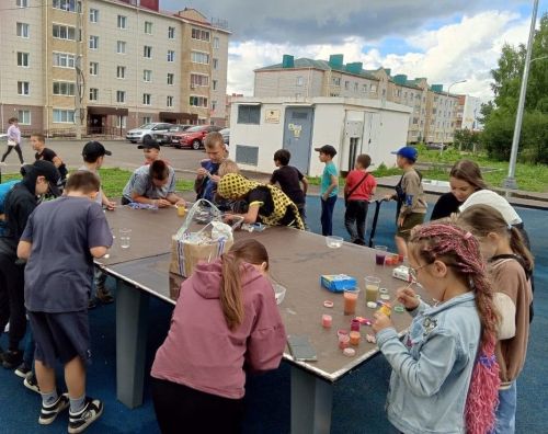 В Менделеевске востребованы дворовые мастер-классы
