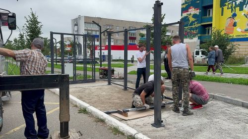 В Менделеевске стартовали работы по установке новых автобусных остановок