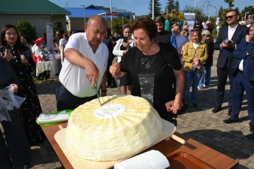 Мензелинск установил всероссийский рекорд по изготовлению сыра
