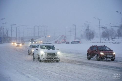 Татарстан ожидает сильный ветер и метели