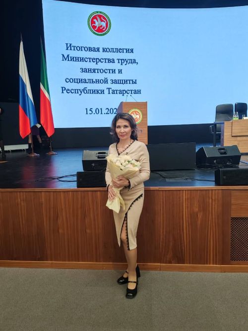 Татьяна Никитина удостоена медали «Ана даны -Материнская слава»