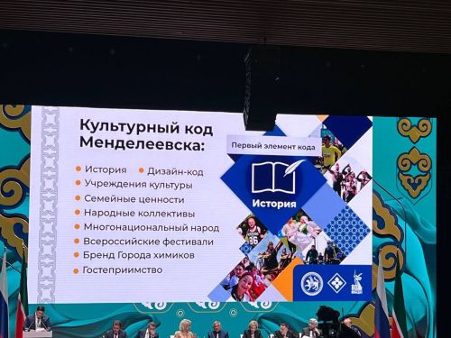 Глава Менделеевского района Радмир Беляев выступил с докладом на открытии нового здания театра имени Г.Камала