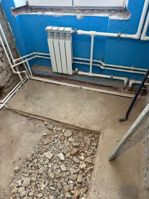 В первой школе отремонтируют санузлы