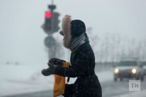 В завершении рабочей недели Татарстан столкнется с морозами до -12°C и метелью