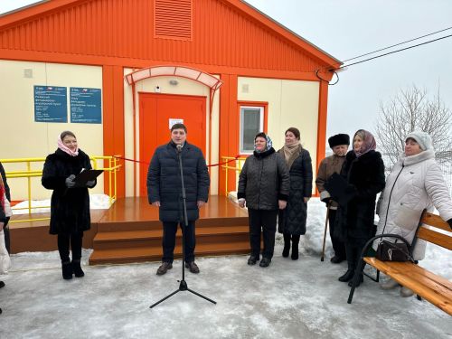 Новый ФАП открыли в Менделеевском районе
