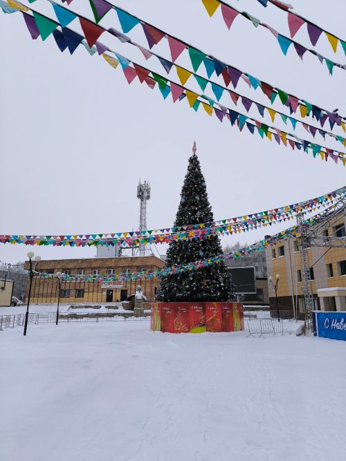 Непогода встречает первый рабочий день в Менделеевске
