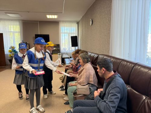 В Менделеевске прошло тематическое мероприятие по безопасности дорожного движения к Дню пожилых людей